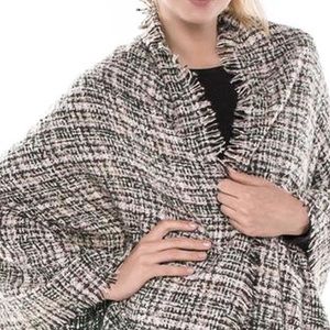 Charlotte Daniel Tweed Blanket Scarf